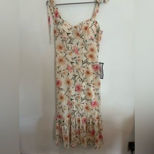 Formal floral maxi dress